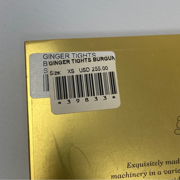 Agent Provocateur Ginger SOIREE Burgundy Tights NEW $255 - Picture 7 of 12